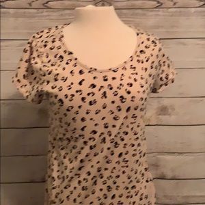 XL animal print maternity dress